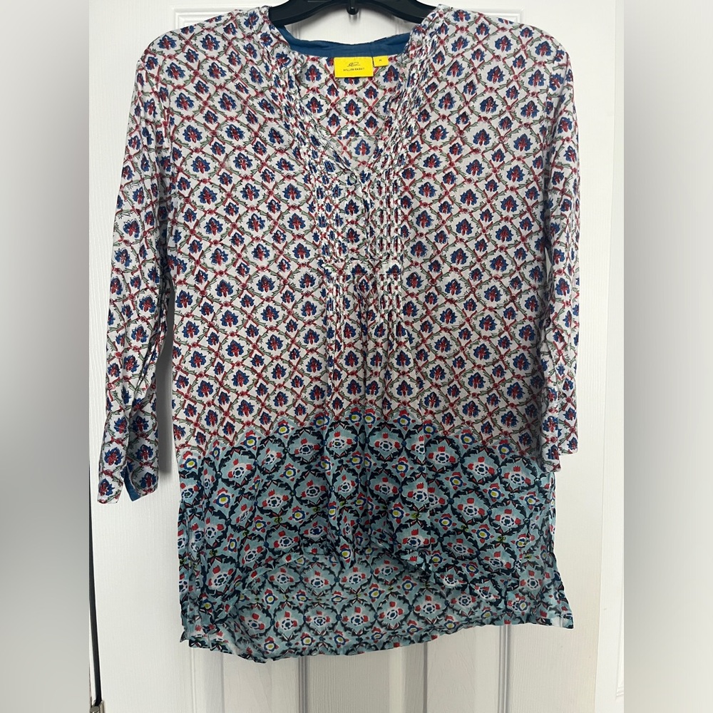 Roberta Roller Rabbit Multi Color Medium Shirt - image 1